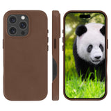 Dbramante1928 iPhone 16 Pro Roskilde Case - 100% Recycled Plastic - MagSafe Compatible - Dark Tan