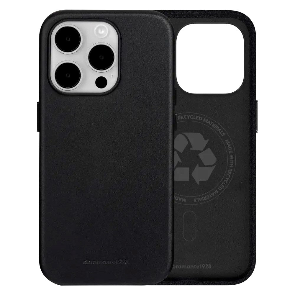 dbramante1928 iPhone 15 Pro Roskilde Case - 100% Recycled Plastic - MagSafe Compatible - Black