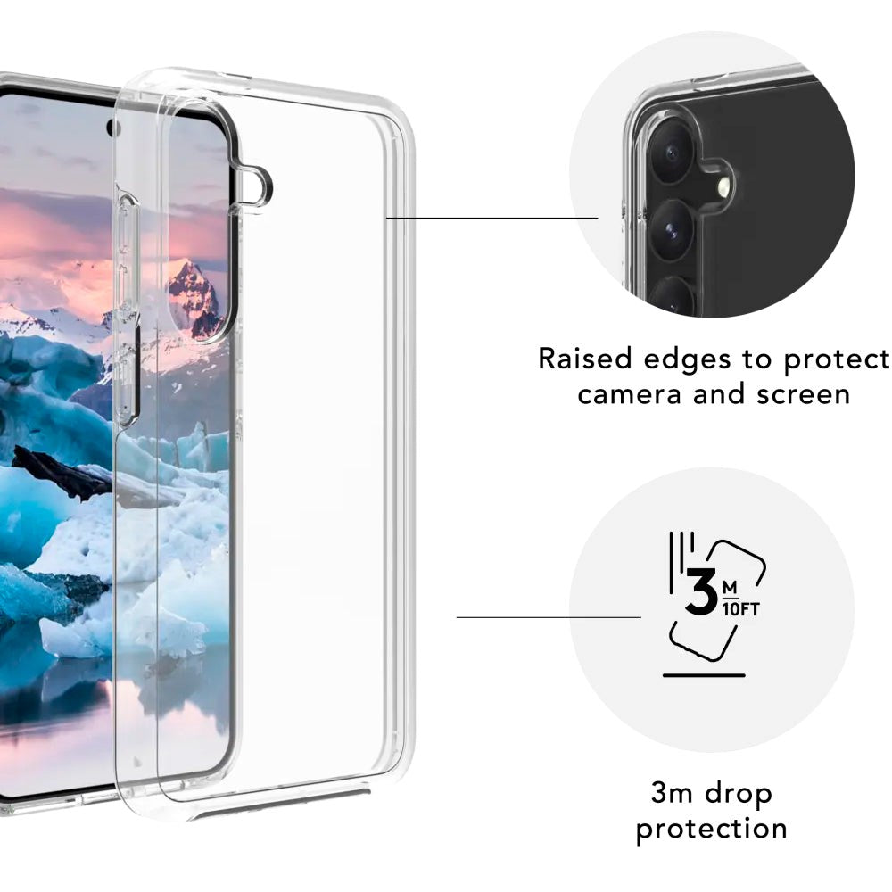 Samsung Galaxy S24 dbramante1928 Iceland Pro Case - 100% Recycled Plastic - Transparent