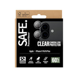 Safe by PanzerGlass iPhone 17 / 16 / 16 Plus Camera Lens Protective Glass - Transparent / Black
