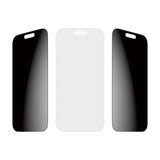 SAFE by PanzerGlass iPhone 17 / 16 Pro Ultra-Wide Fit Screen Protector Glass - Privacy Function - Transparent