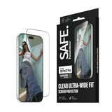 iPhone 18 Pro / 17 Pro SAFE by PanzerGlass Ultra-Wide Fit Screen Protector Glass with EasyAligner - Transparent