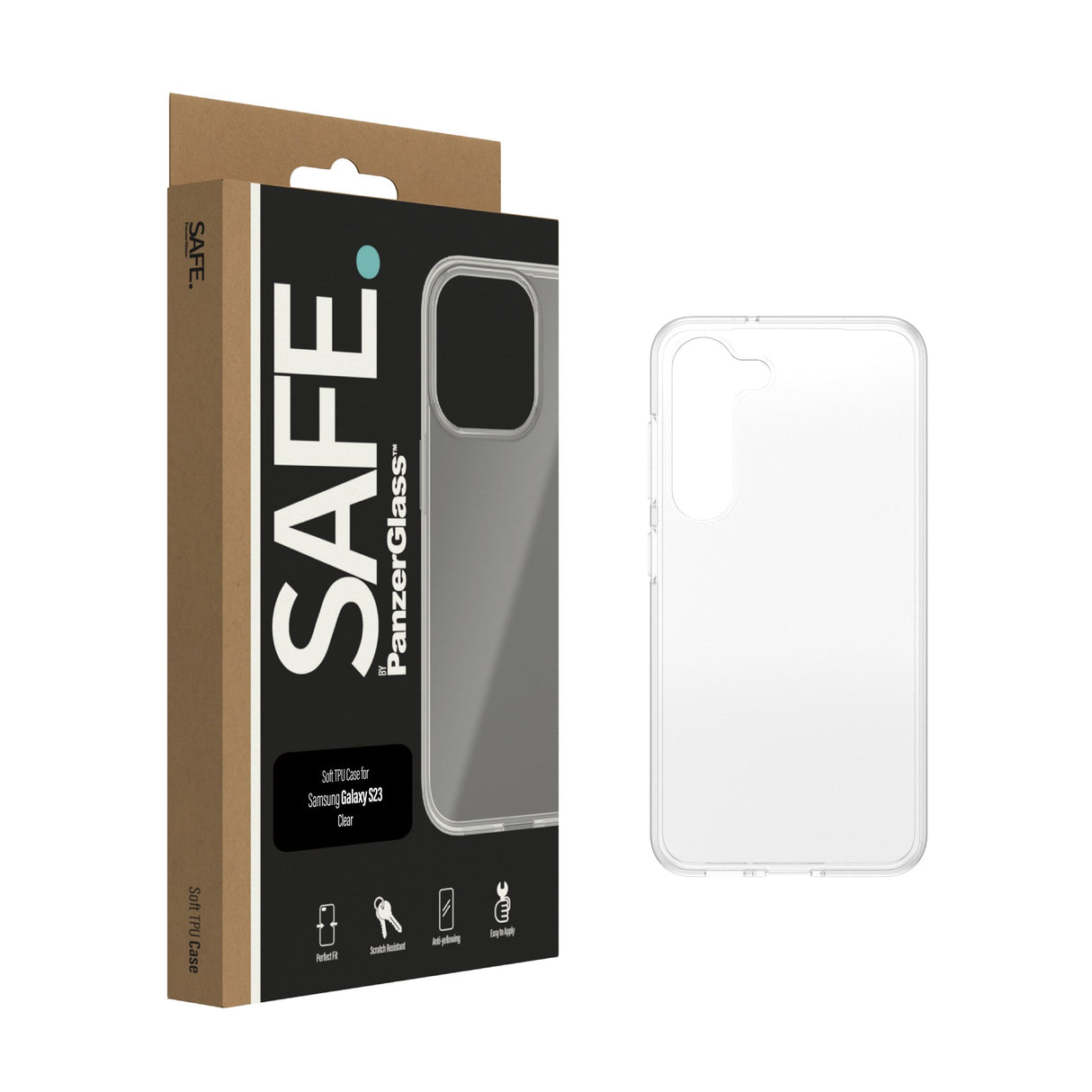 Samsung Galaxy S23 Safe By PanzerGlass® TPU Case - Transparent