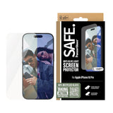 SAFE by PanzerGlass iPhone 16 Pro Ultra-Wide Fit Screen Protector Glass - Blue Light - Transparent