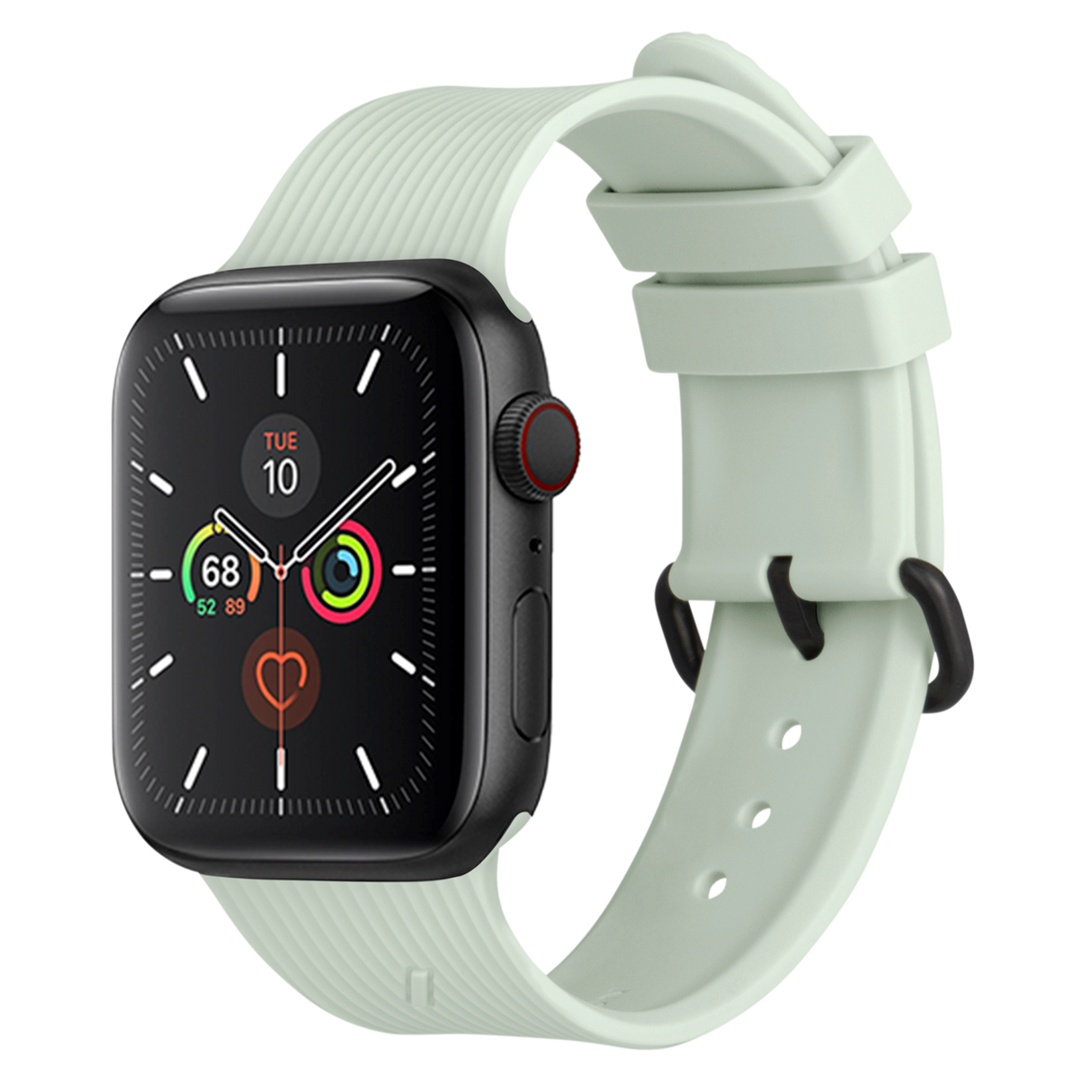 Apple Watch (42/44/SE/45/46/49mm) Native Union Curve Strap Green Silicone Strap - Green