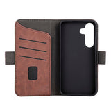 GEAR Samsung Galaxy S24 Leather Wallet Case - Brown