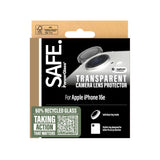 iPhone 16e Safe By PanzerGlass Camera Protection - Recycled Glass - Transparent