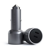 Satechi 2 x USB-C (PD) 40W Car Charger - Space Grey