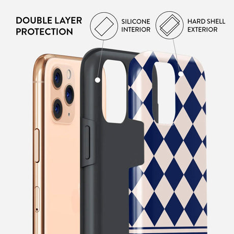 Burga iPhone 11 Pro Tough Fashion Case - Check & Mate