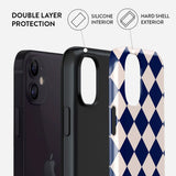 Burga iPhone 12 / 12 Pro Tough Fashion Case - Check & Mate