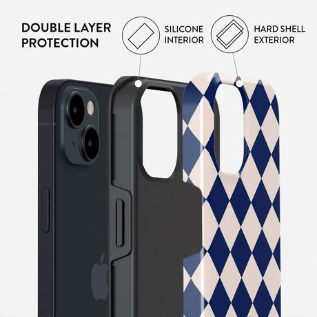 Burga iPhone 13 Tough Fashion Case - Check & Mate