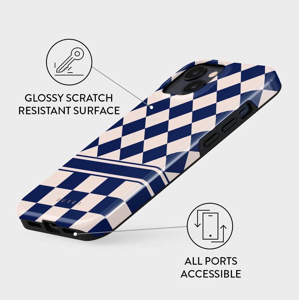 Burga iPhone 13 Tough Fashion Case - Check & Mate