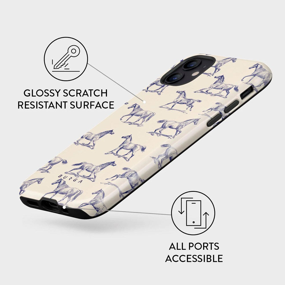 Burga iPhone 12 / 12 Pro Tough Fashion Case - Derby Race