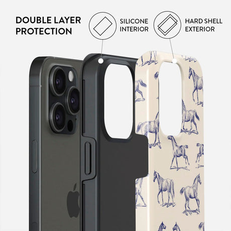 Burga iPhone 15 Pro Tough Fashion Case - Derby Race