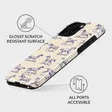 Burga iPhone 15 Pro Tough Fashion Case - Derby Race