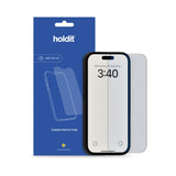 iPhone 16 / 15 / 15 Pro Holdit Tempered Glass Screen Protector - Case Friendly - Transparent