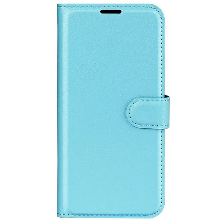 Samsung Galaxy A25 (5G) Litchi Læder Leather Case w. Wallet - Light Blue