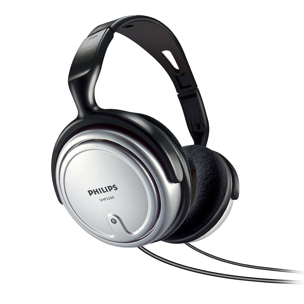 Philips Headphones Over-Ear with 3.5/6.3mm Jack - Black / Grey