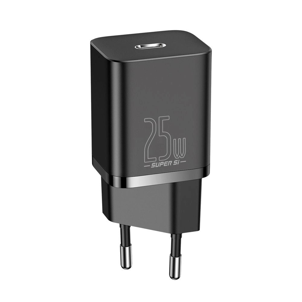 Baseus Super Si 25W Wall Charger USB-C Quick Charge - Black