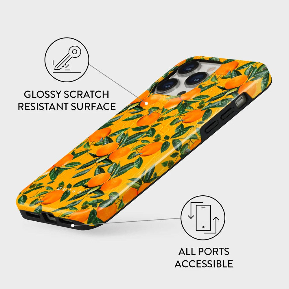 Burga iPhone 11 Tough Fashion Case - Orange Lemonade