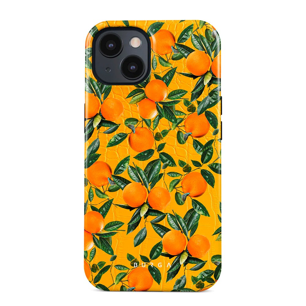 Burga iPhone 14 Tough Fashion Case - Orange Lemonade