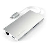 Satechi USB-C 4K HDMI Multiport Adapter Gigabit Ethernet V2 - Silver