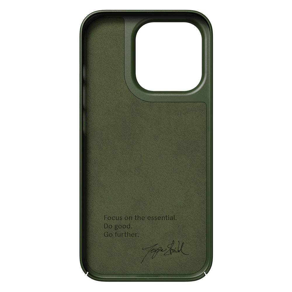 Nudient Thin Case iPhone 14 Pro Case - Pine Green