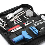 Watch Repair - 14 Piece Tool Set & Storage Bag - Black