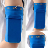 Elastic Running Armband for Mobile - Size XL - Blue