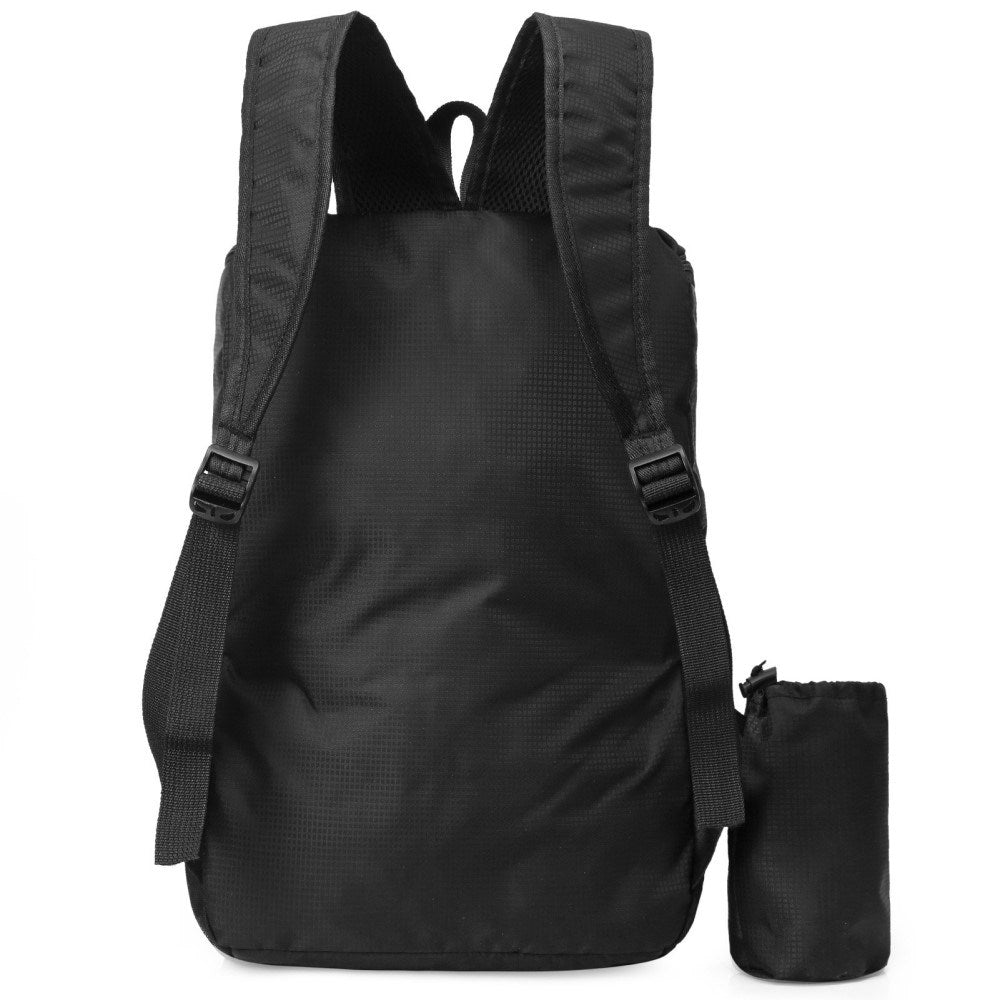 Water Resistant 20L Nylon Backpack (42 x 28cm) - Black