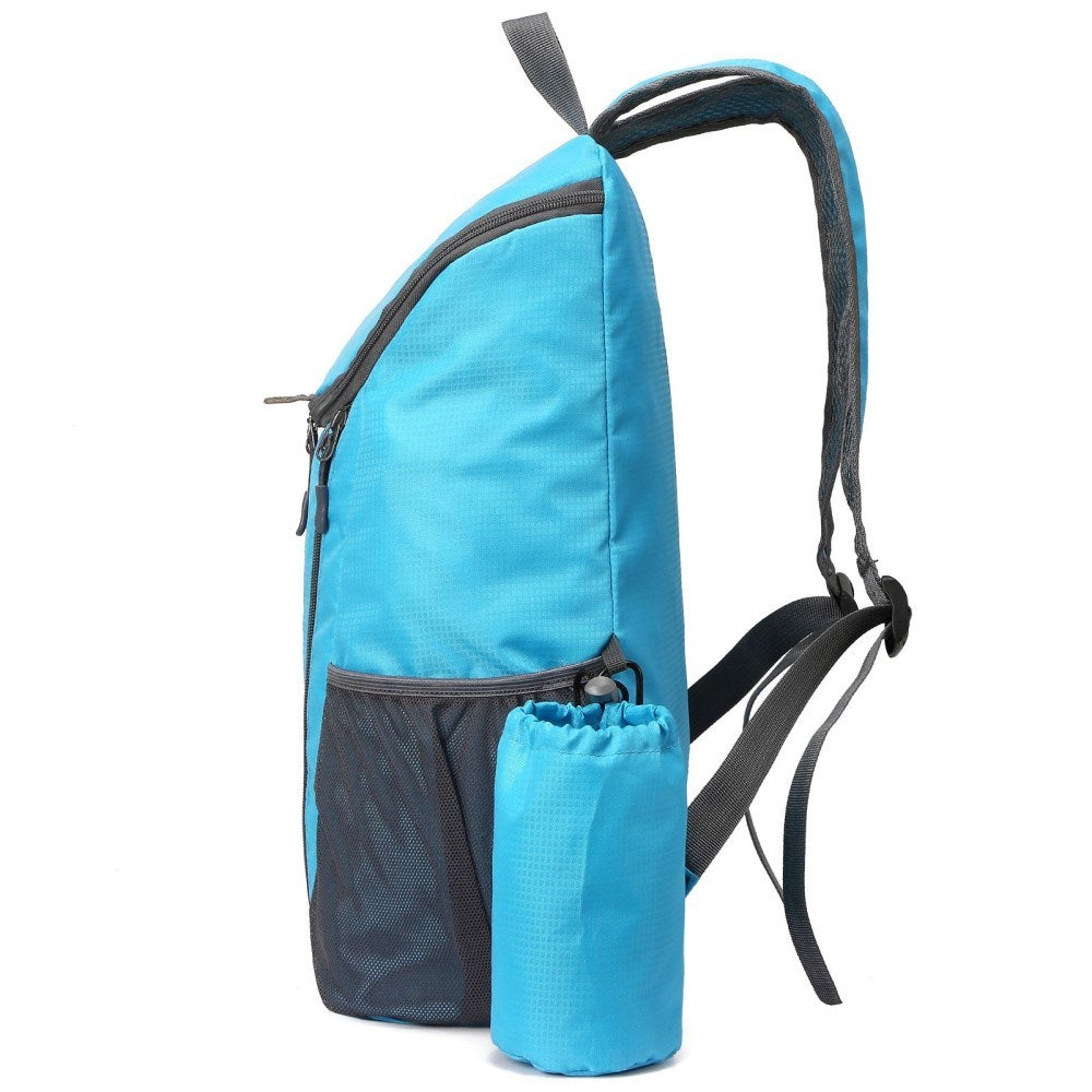 Water Resistant 20L Nylon Backpack (42 x 28cm) - Light Blue