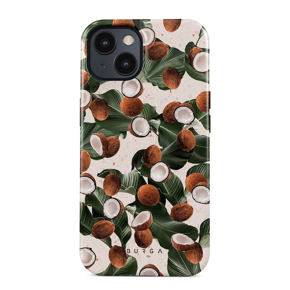 Burga iPhone 15 Tough Fashion Case - Coconut Crush