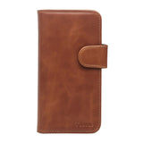 iPhone 13 Trunk 2-i-1 Leather Flip Case w. Wallet - Brown