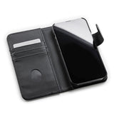 iPhone 13 Pro Trunk 2-i-1 Leather Flip Case w. Wallet - Black