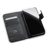 iPhone 13 Pro Max Trunk 2-i-1 Leather Flip Case w. Wallet - Black