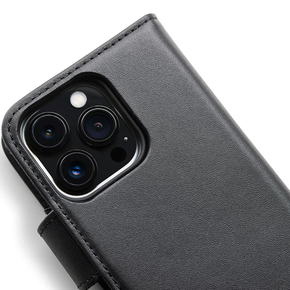 iPhone 13 Mini Trunk 2-i-1 Leather Flip Case w. Wallet - Black