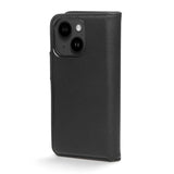 iPhone 13 Trunk 2-i-1 Leather Flip Case w. Wallet - Black