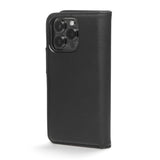 iPhone 13 Pro Max Trunk 2-i-1 Leather Flip Case w. Wallet - Black