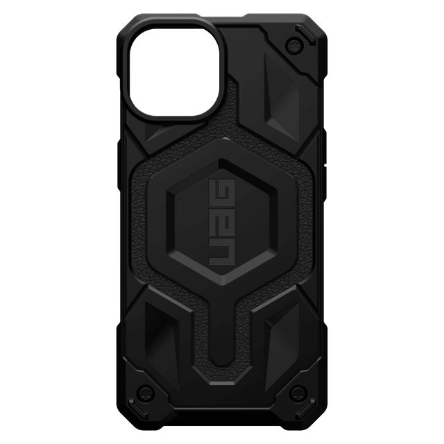 iPhone 14 / 13 UAG MONARCH Pro Series Back Case - Genuine Leather - MagSafe Compatible - Black