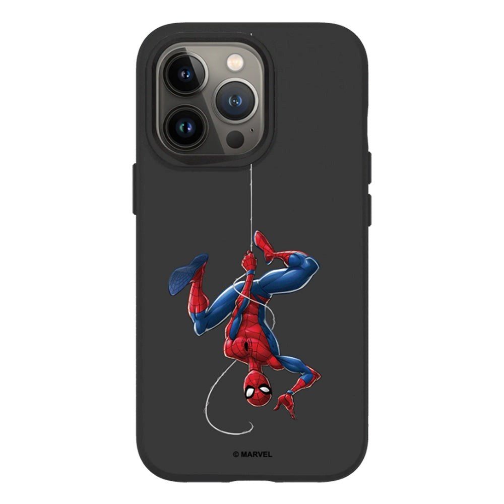 iPhone 13 Pro RhinoShield SolidSuit Drop Proof Case with Marvel - Spider-man Upside Down