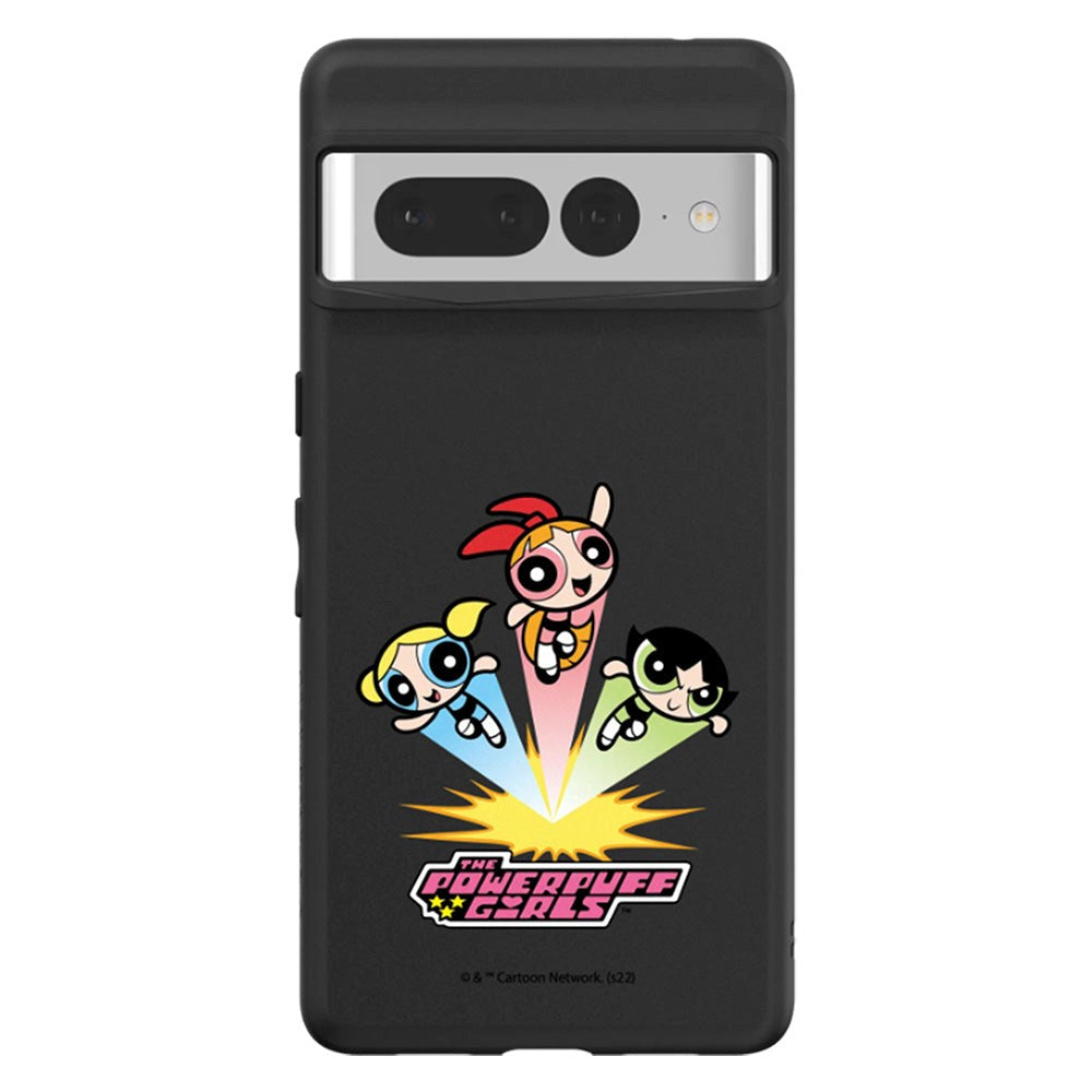 Google Pixel 7 Pro RhinoShield SolidSuit Drop Proof Case with The Powerpuff Girls - Fly High