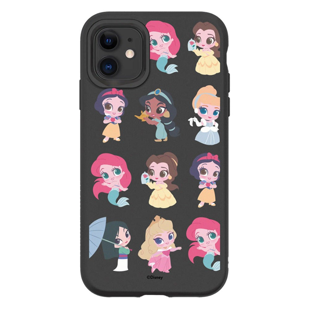 iPhone 11 RhinoShield SolidSuit Drop Proof Case with Disney Princess - Chibi Style