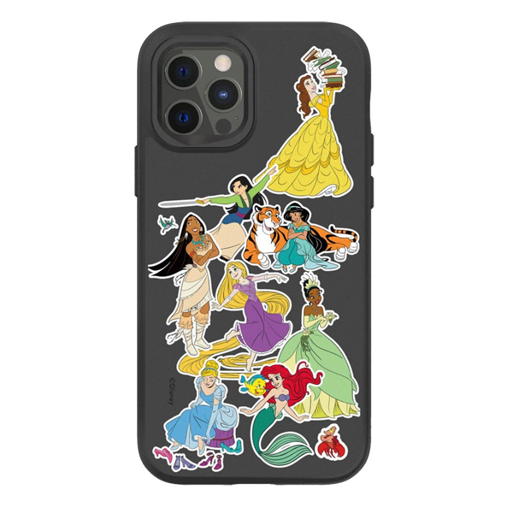 iPhone 12 / 12 Pro RhinoShield SolidSuit Drop Proof Case with Disney Princess - Princesses