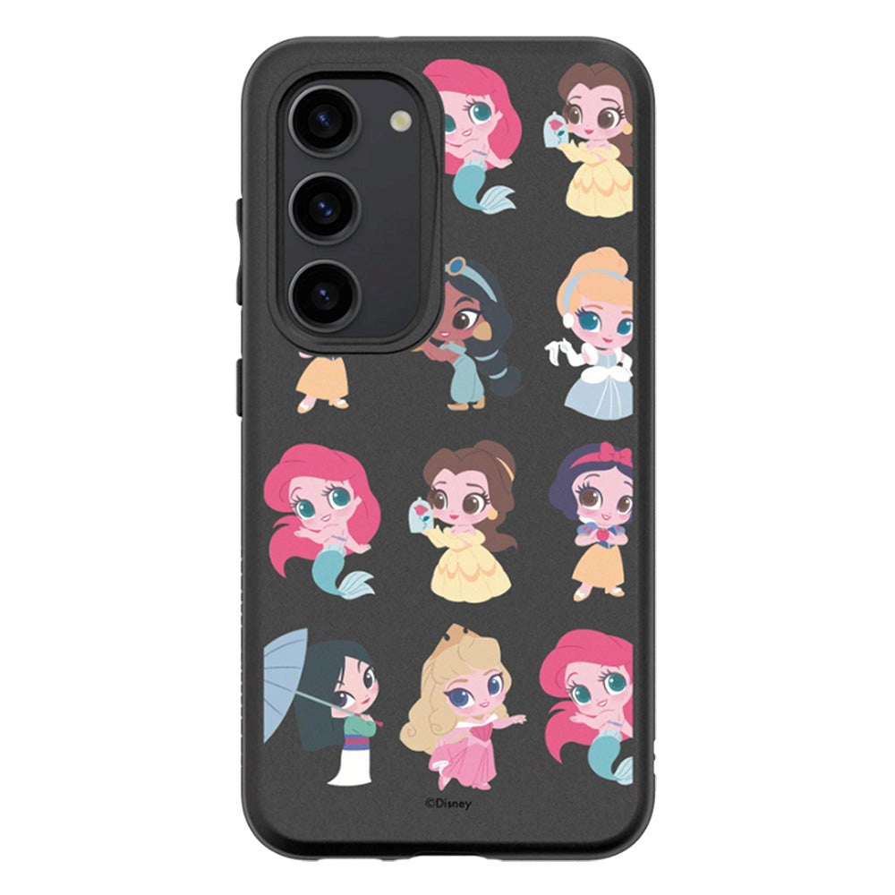 Samsung Galaxy S23 RhinoShield SolidSuit Drop Proof Case with Disney Princess - Chibi Style