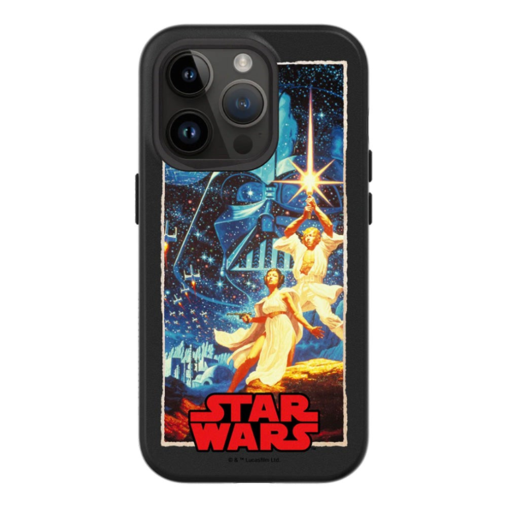 iPhone 14 Pro RhinoShield SolidSuit Drop Proof Case with Star Wars - Luke & Leia