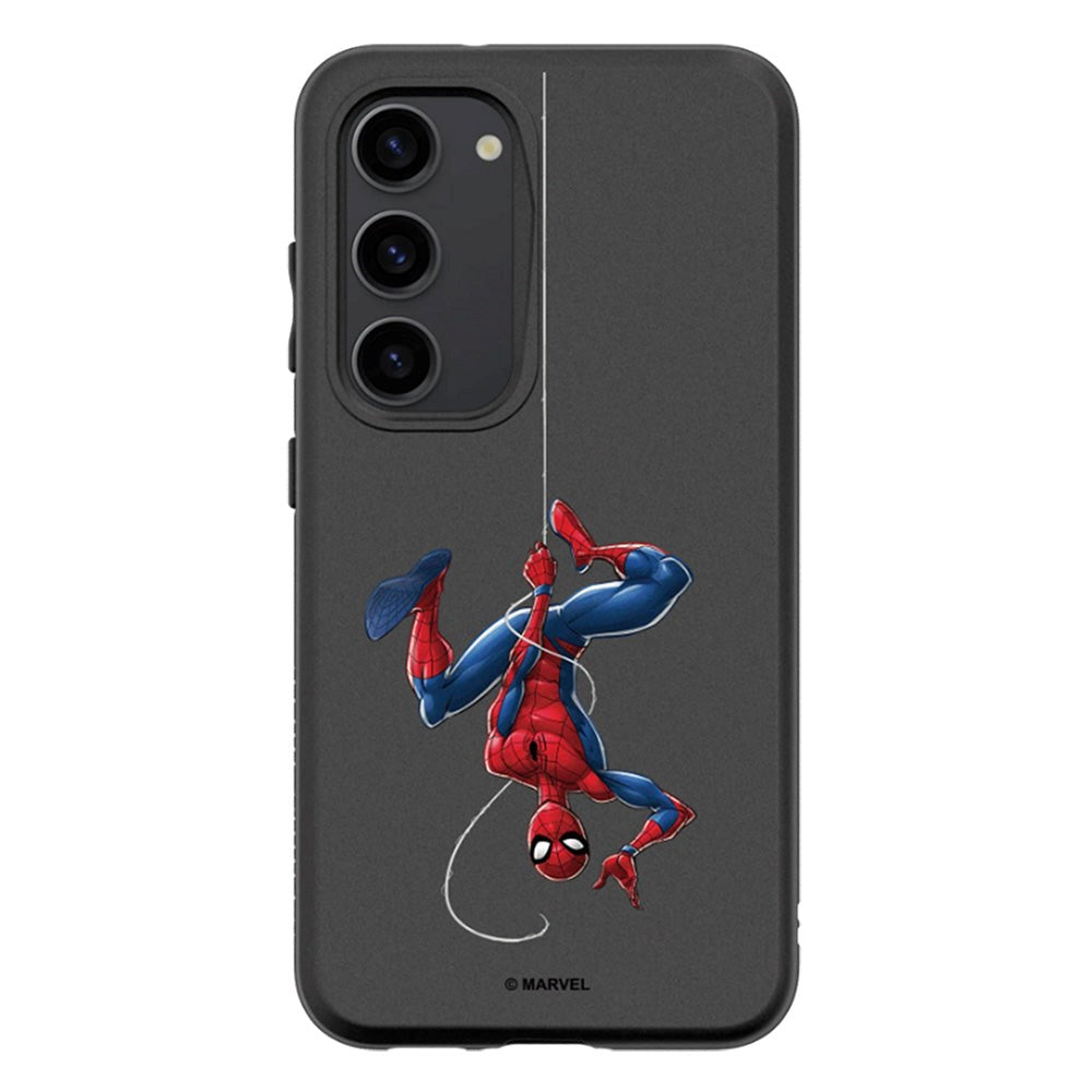 Samsung Galaxy S23 RhinoShield SolidSuit Drop Proof Case with Marvel - Spider-man Upside Down