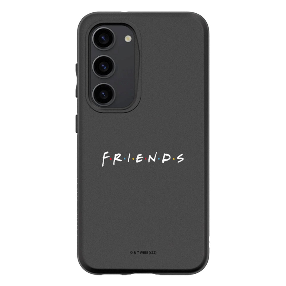 Samsung Galaxy S23 RhinoShield SolidSuit Drop Proof Case with Friends - White Friends Logo