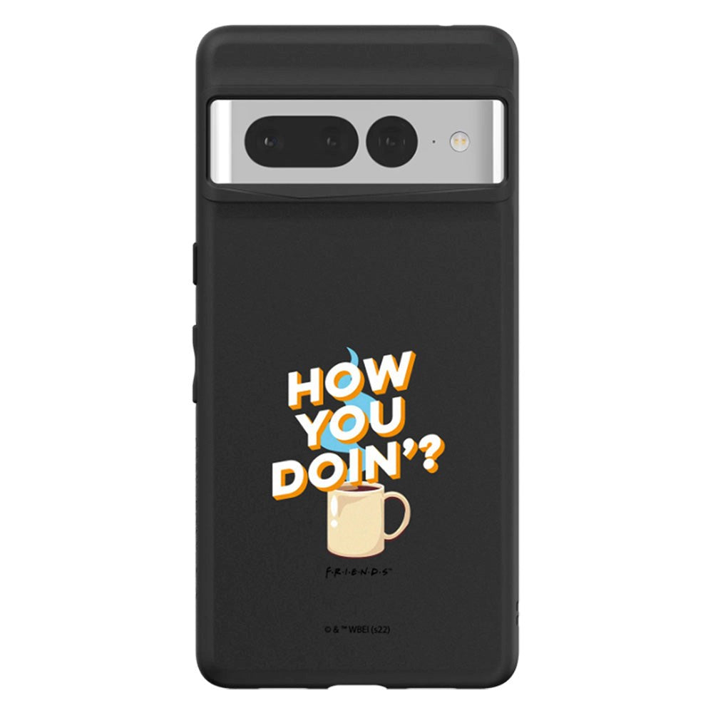 Google Pixel 7 Pro RhinoShield SolidSuit Drop Proof Case with Friends - How You Doin'