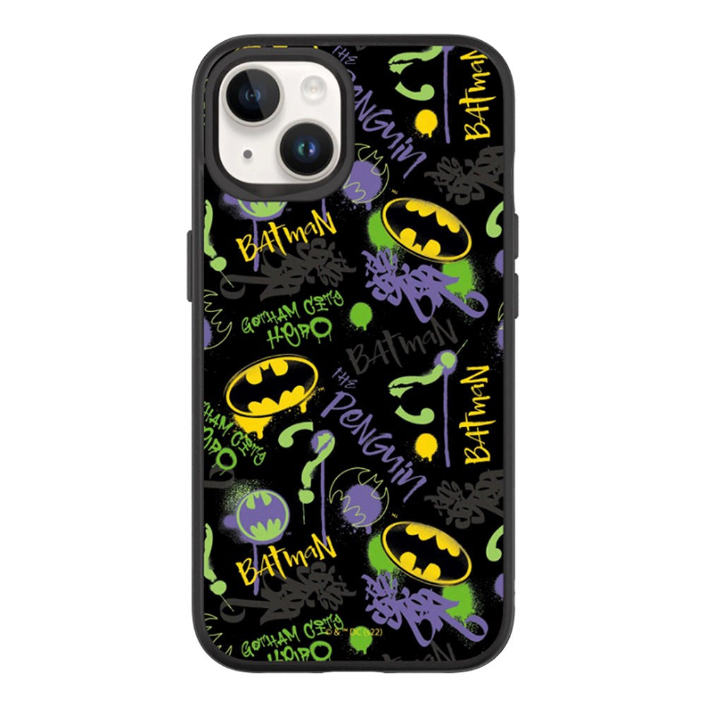 iPhone 14 / 13 RhinoShield SolidSuit Drop Proof Case with Batman - Supervillains & Batman