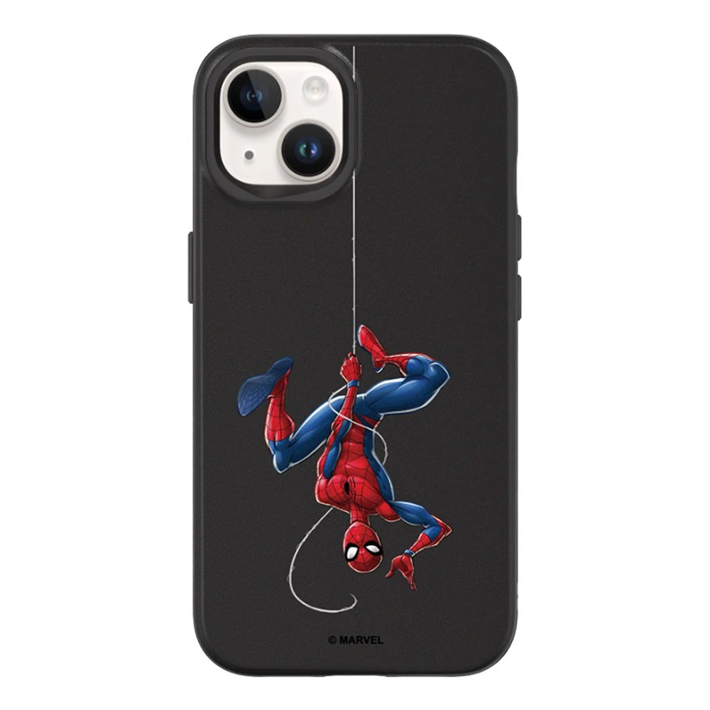 iPhone 13 RhinoShield SolidSuit Drop Proof Case with Marvel - Spider-man Upside Down